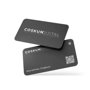 Siyah Dijital Kartvizit